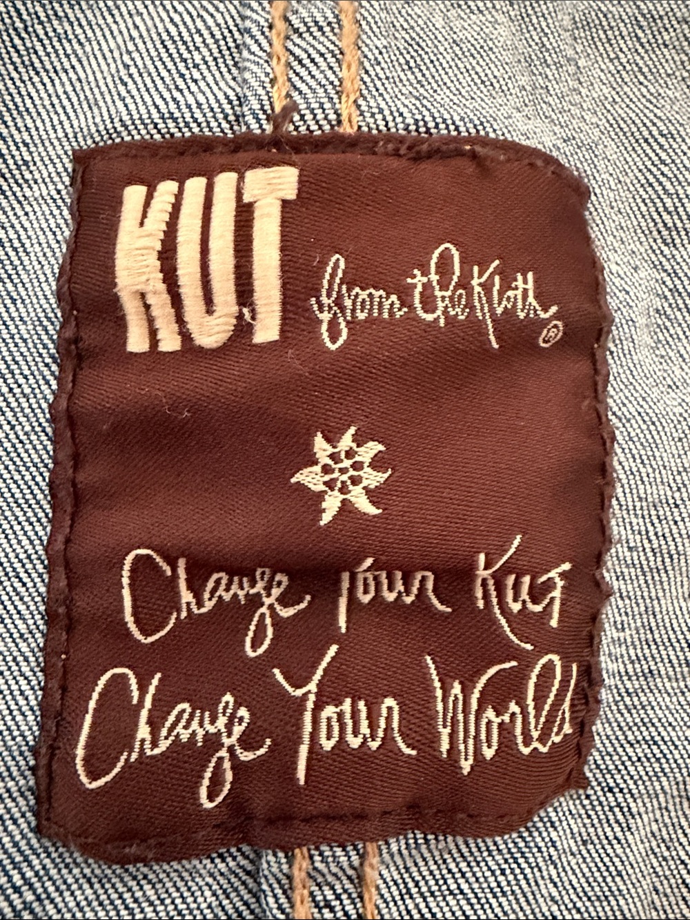 KUT - from the Kloth Blue Denim Jacket 🧥 - Picture 3 of 9